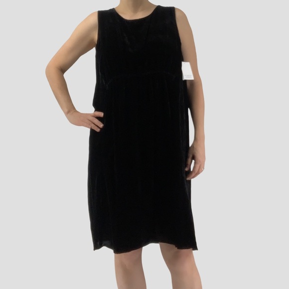 GAP Dresses Gap Maternity Black Velvet Dress Poshmark
